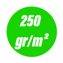 250 gr/m²: 250 gr/m²: