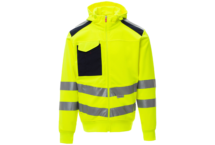 Warnschutz Sweat-Jacke Leader Gelb Warnschutz Sweat-Jacke Leader Gelb