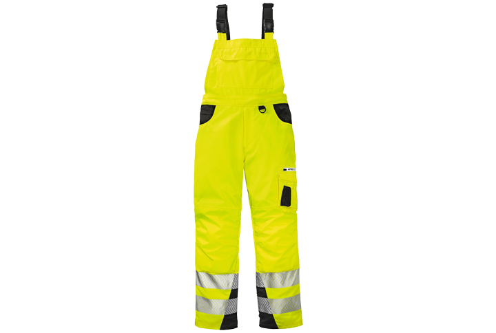 Warnschutz Latzhose Alabama Gelb Warnschutz Latzhose Alabama Gelb