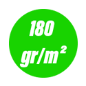 180 gr/m²: 180 gr/m²: