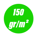 150 gr/m² 150 gr/m²