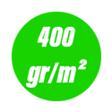 400 gr/m²: 400 gr/m²: