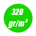 320 gr/m²: 320 gr/m²: