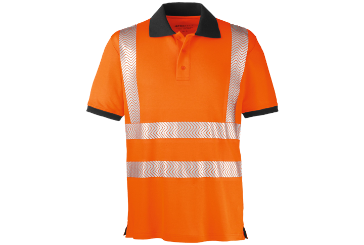 Warnschutz Polo Orlando Orange Warnschutz Polo Orlando Orange
